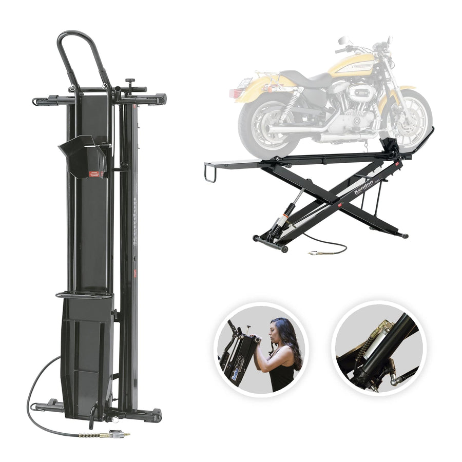 Stand-Up™ Folding Motorcycle Lift - GoKendonusa