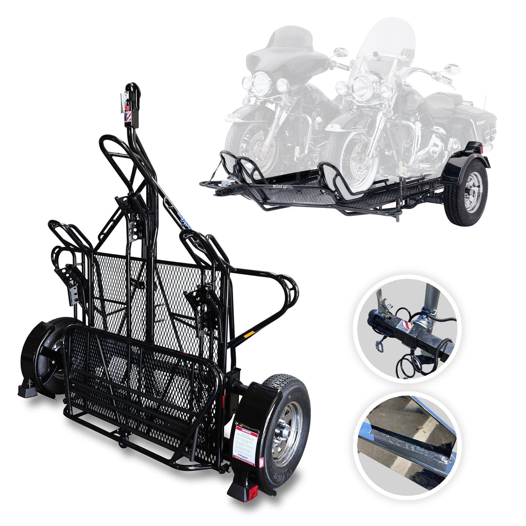 Stand-Up™  Dirt Bike Trailer, Sport Bike & Scooter Trailer - GoKendonusa