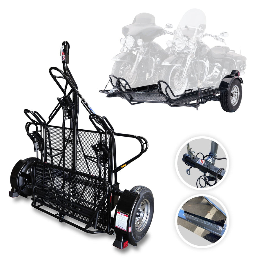 Stand-Up™  Dirt Bike Trailer, Sport Bike & Scooter Trailer - GoKendonusa