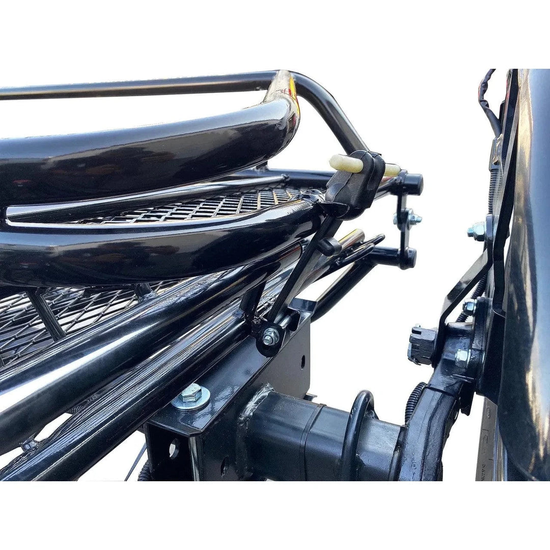 3-Rail Freestyle Motorcycle Trailer Stand, Store or Roll - GoKendonusa