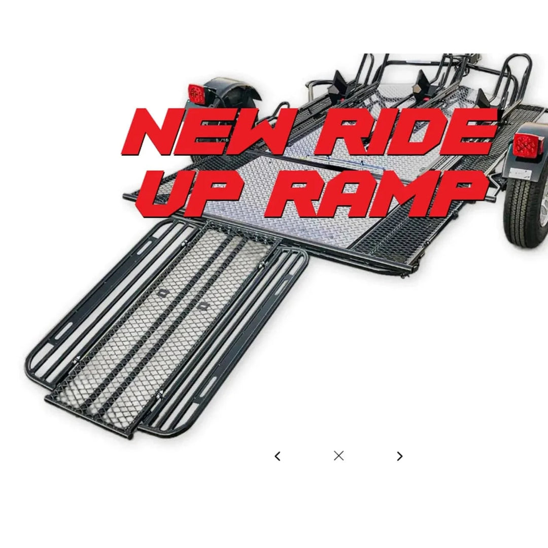 MT3 Stand, Store or Roll Ride-Up 3-Rail Motorcycle Trailer - GoKendonusa