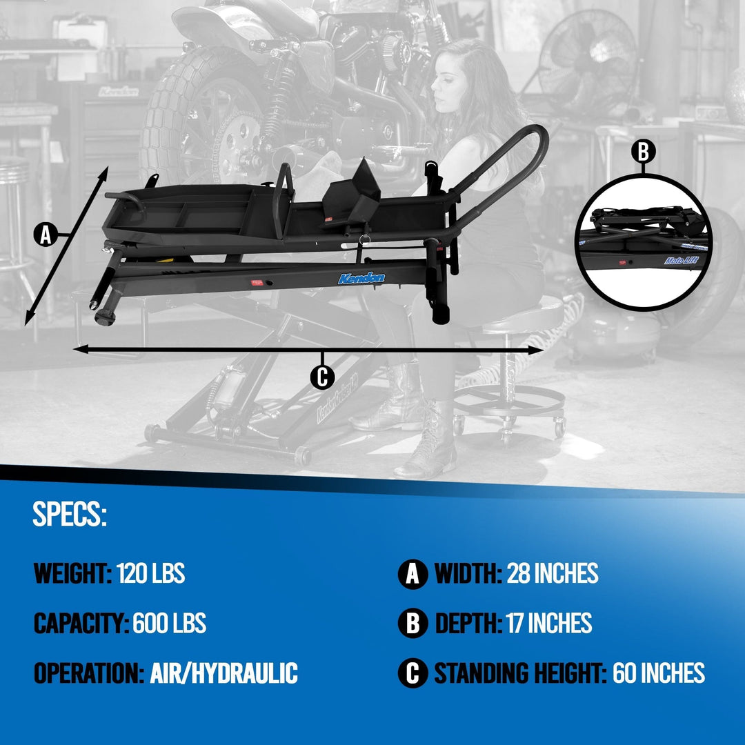 Stand-Up™ Dirt Bike Lift (MotoLift™) - GoKendonusa