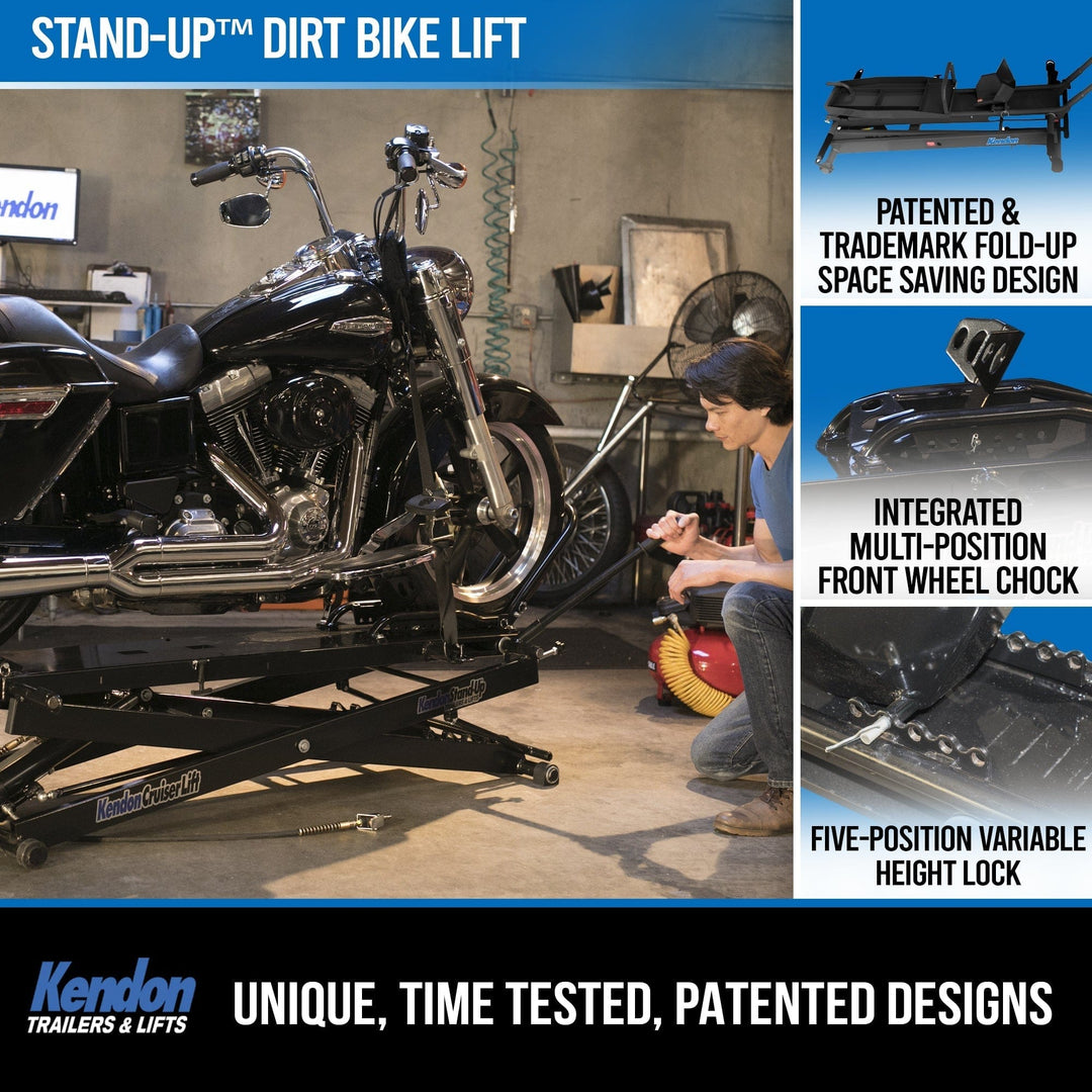 Stand-Up™ Dirt Bike Lift (MotoLift™) - GoKendonusa