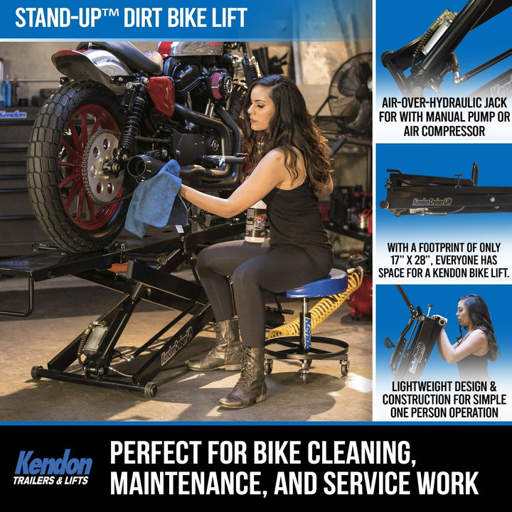 Stand-Up™ Dirt Bike Lift (MotoLift™) - GoKendonusa