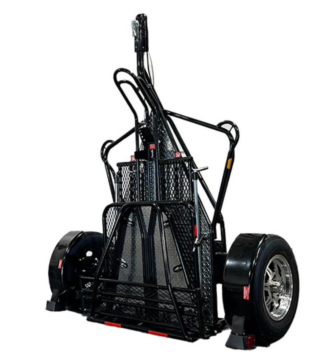Alpha Sport Single Ride-Up Folding Motorcycle Trailer - GoKendonusa