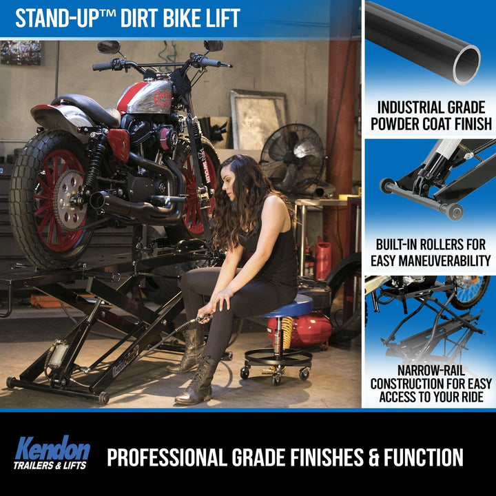 Stand-Up™ Dirt Bike Lift (MotoLift™) - GoKendonusa