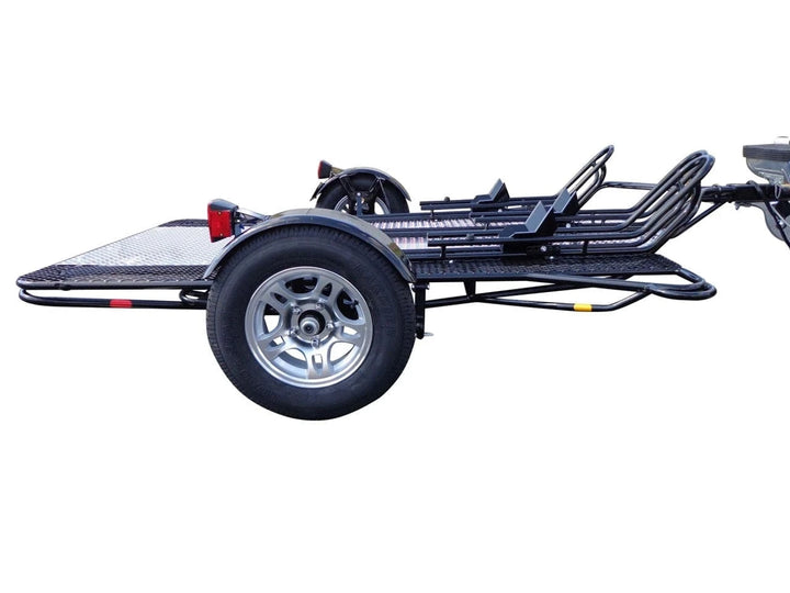 MT3 Stand, Store or Roll Ride-Up 3-Rail Motorcycle Trailer - GoKendonusa