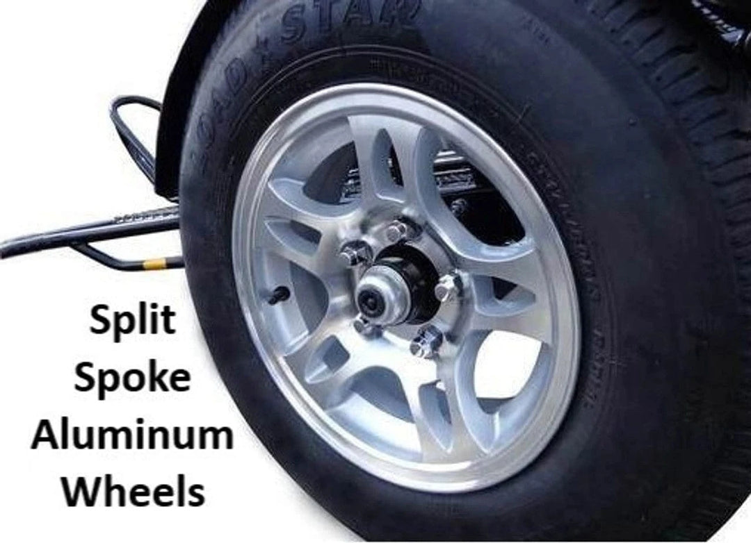 MT3 Stand, Store or Roll Ride-Up 3-Rail Motorcycle Trailer - GoKendonusa
