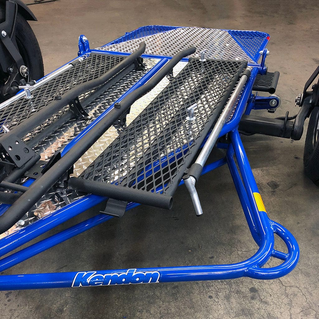 Single Ride-Up SRL Stand-Up™ Motorcycle Trailer - GoKendonusa