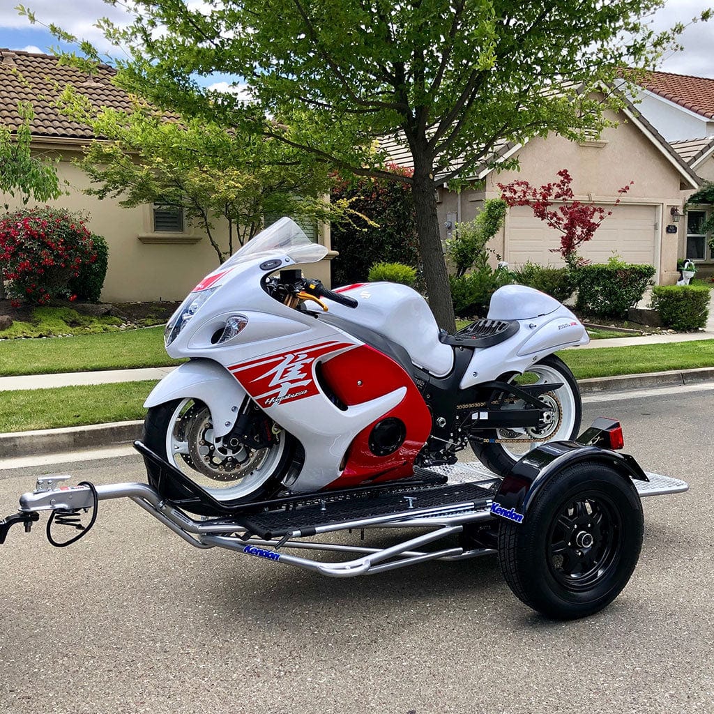 Single Ride-Up SRL Stand-Up™ Motorcycle Trailer - GoKendonusa