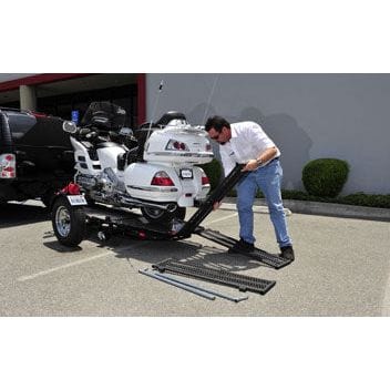 Single Ride-Up SRL Stand-Up™ Motorcycle Trailer - GoKendonusa