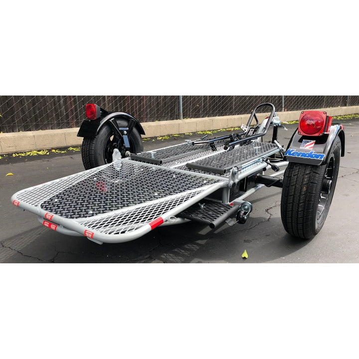 Single Ride-Up SRL Stand-Up™ Motorcycle Trailer - GoKendonusa
