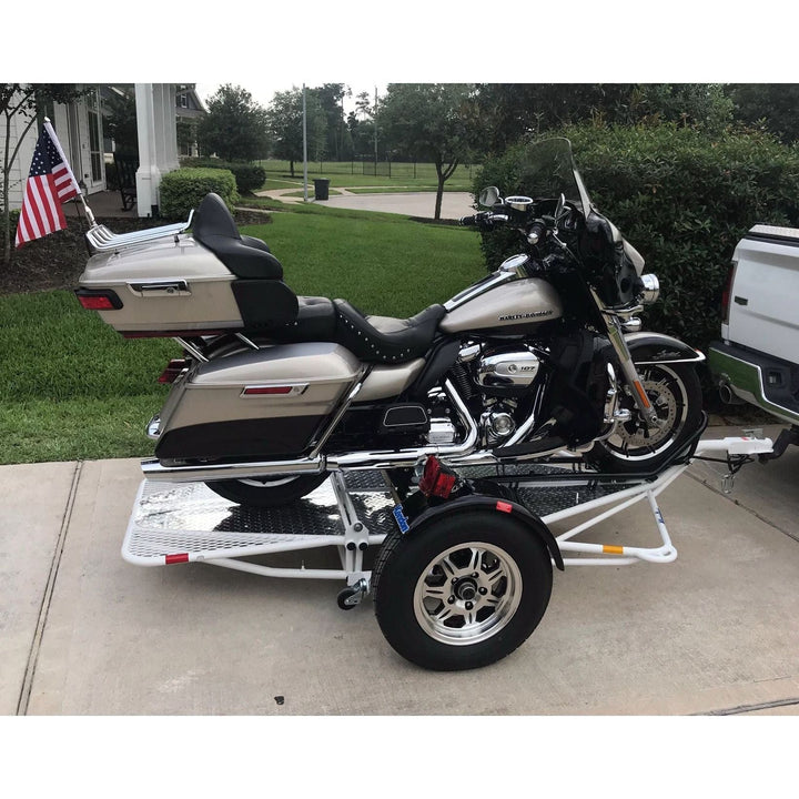 Single Ride-Up SRL Stand-Up™ Motorcycle Trailer - GoKendonusa