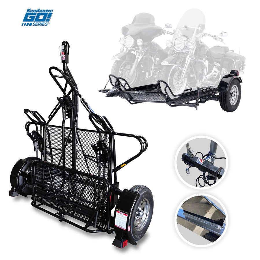 Go!Series Stand-Up™  Dirt Bike Trailer, Sport Bike & Scooter Trailer - GoKendonusa