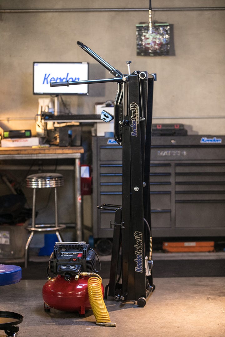 Stand-Up™ Folding Motorcycle Lift - GoKendonusa