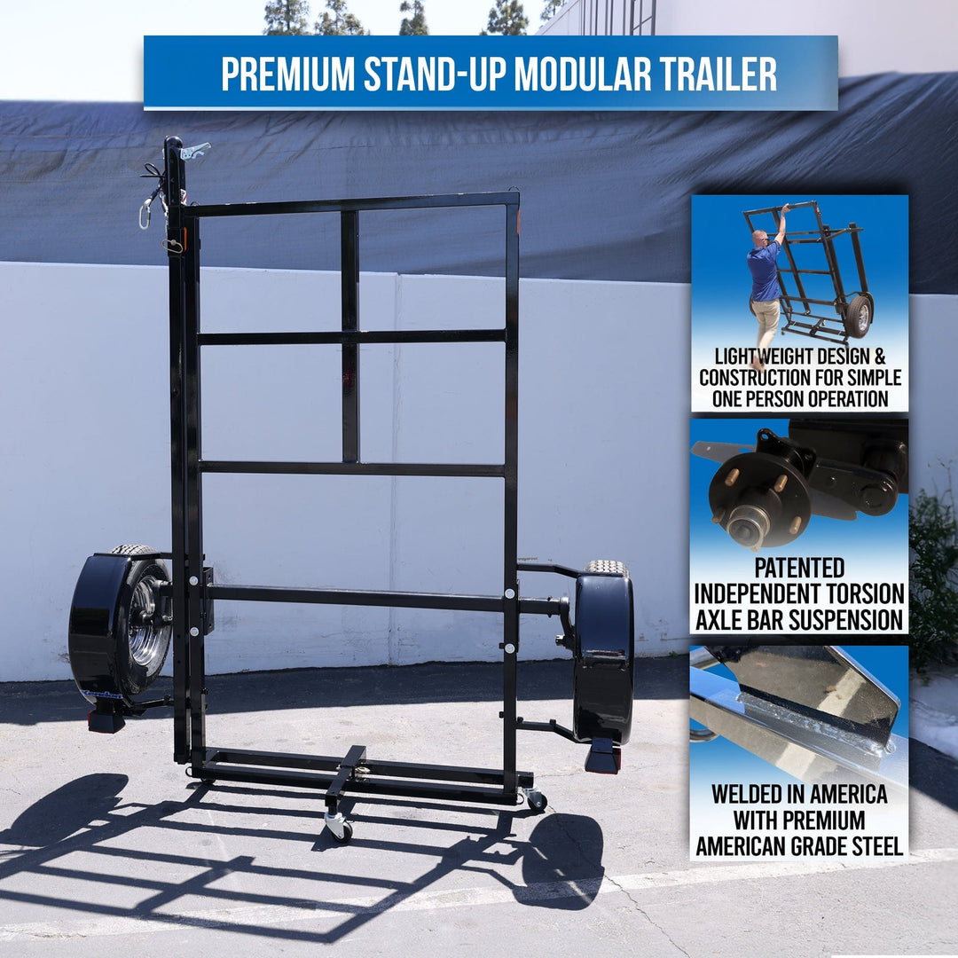 Premium Stand-Up Modular Trailer - GoKendonusa